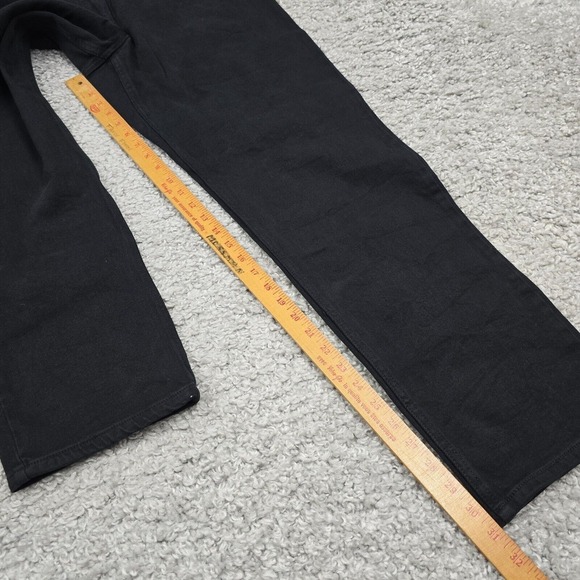 Aritzia Wilfred Free Melina Jeans Womens 14 Black High‎ Rise Straight NWT - Picture 12 of 14